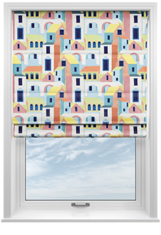 Santiago, Zambra - Motorised Roman Blind